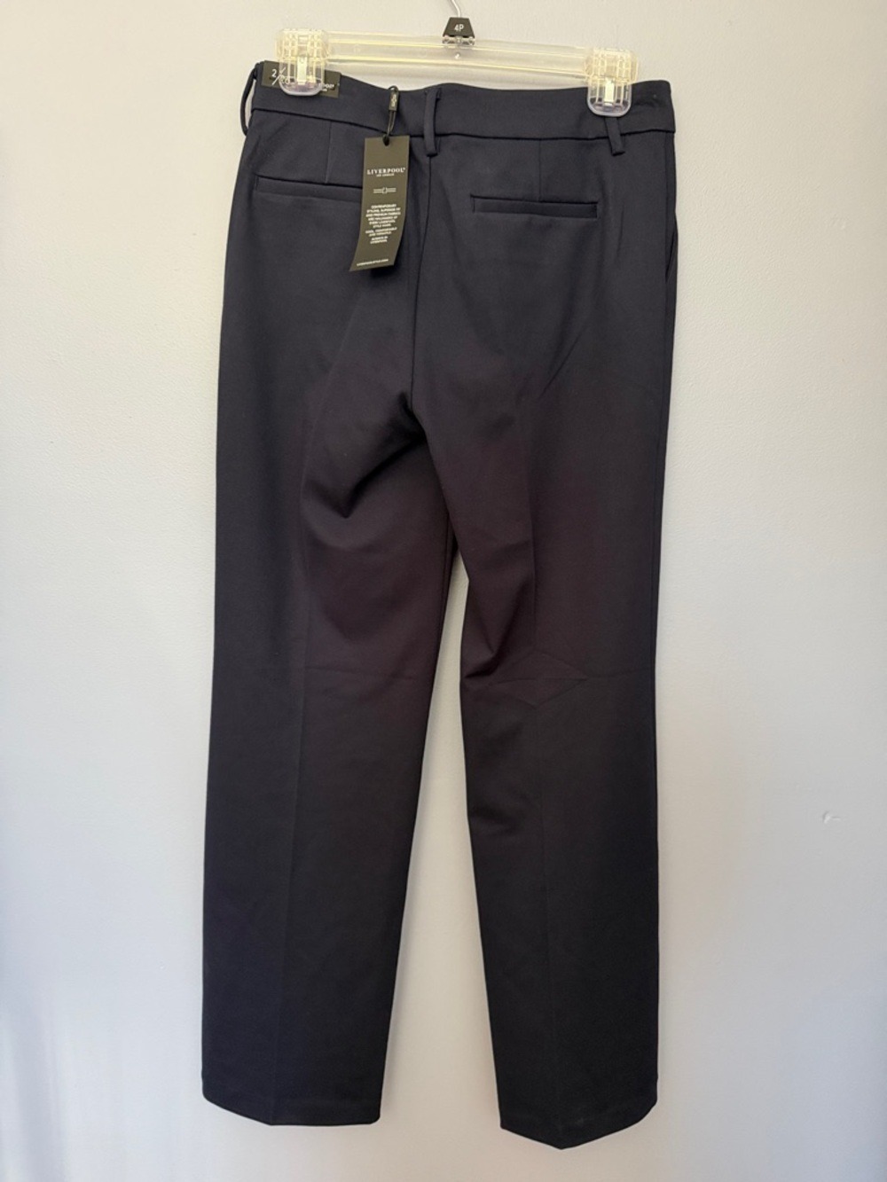 Liverpool Kelsey Wide Leg Trousers Women’s Size 2/26 Cadet Blue NWT - Picture 10 of 16